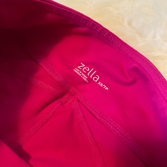 EUC✨ Fuchsia Zella Moto Mesh Active Leggings - Picture 5 of 7
